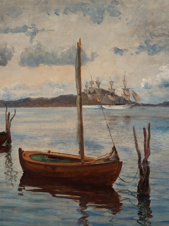 Johan Ericson, View from Marstrand towards Kvarnholmen.