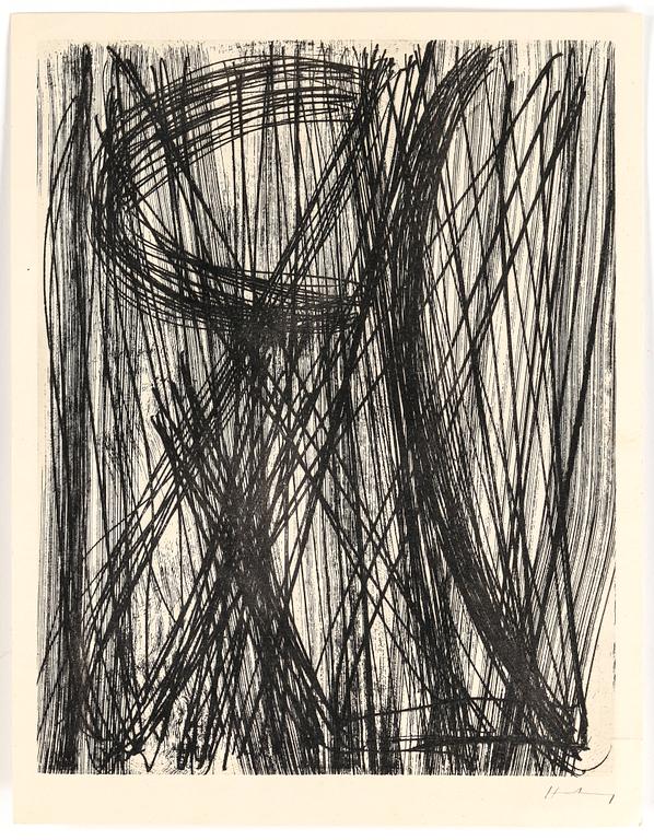 HANS HARTUNG (efter), serigrafi . Signerad i trycket.