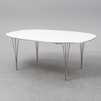 BRUNO MATHSSON & PIET HEIN, a 'Superellips' dining table, Fritz Hansen, Denmark.
