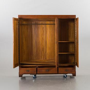 A ART NOUVEAU WARDROBE.