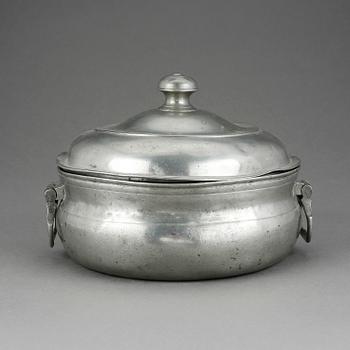 GRÖTSKÅL, tenn, otydliga stämplar, 1800-tal.