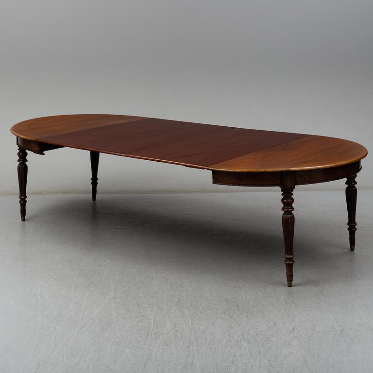 MATSALSMÖBEL, 7 delar, 1800-tal.