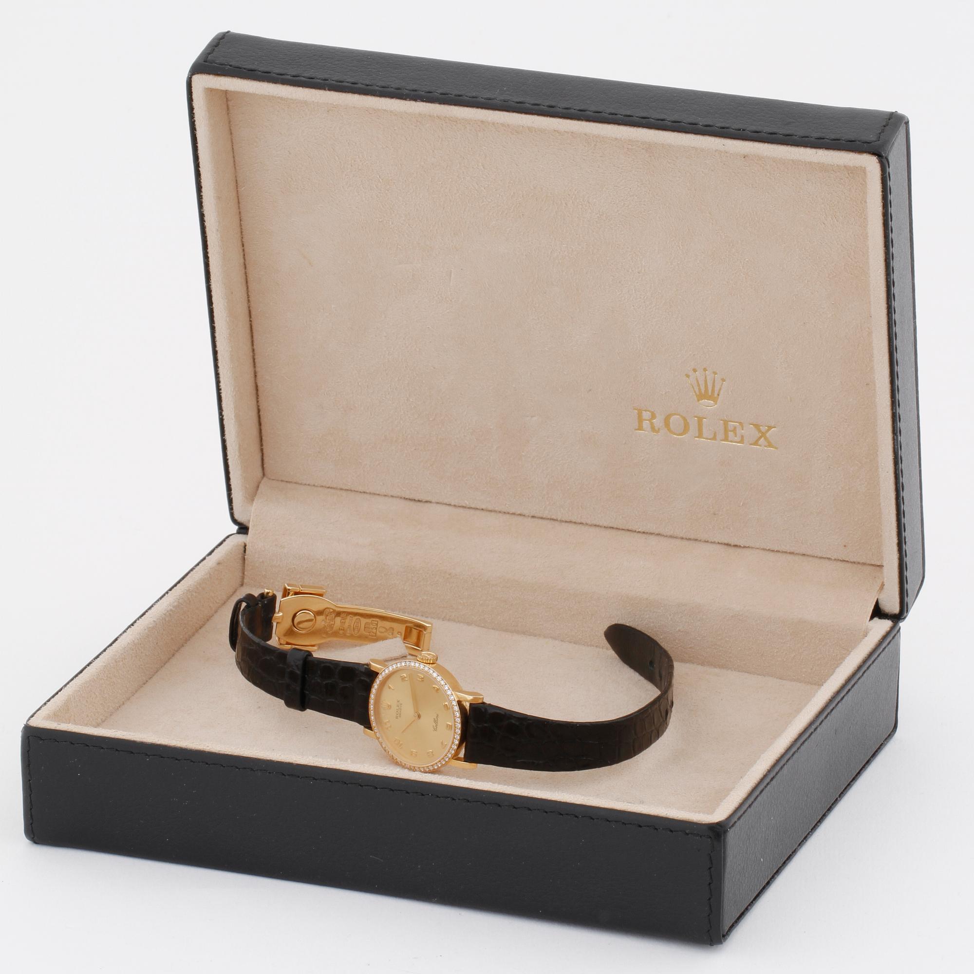 ROLEX, Cellini, wristwatch, 24 mm.