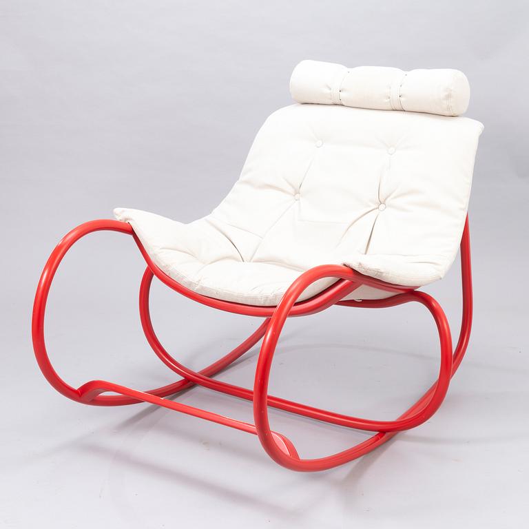 MICHAL RIABIČ, a 2010's 'Wave' rocking chair for Ton, Czech Republic.