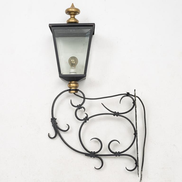 A wall lantern, second half of the 20th century.