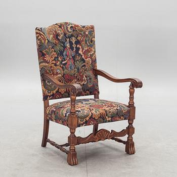 KARMSTOL, barockstil, 1900-tal.