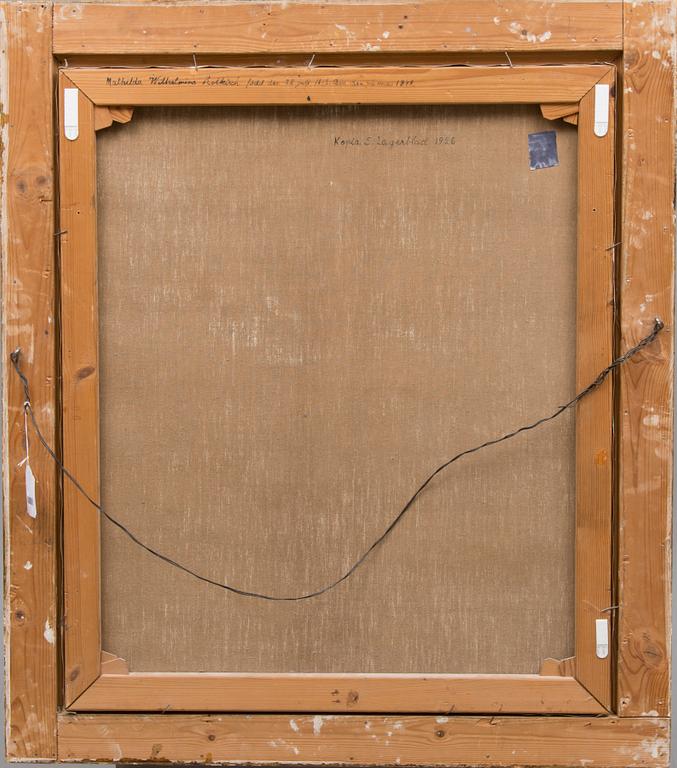 ROBERT WILHELM EKMAN, after, by S.Lagerblad 1926, oil on canvas.