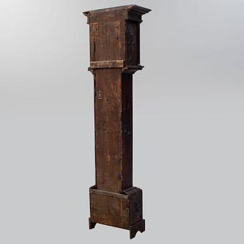 An 18th century longcase clock.