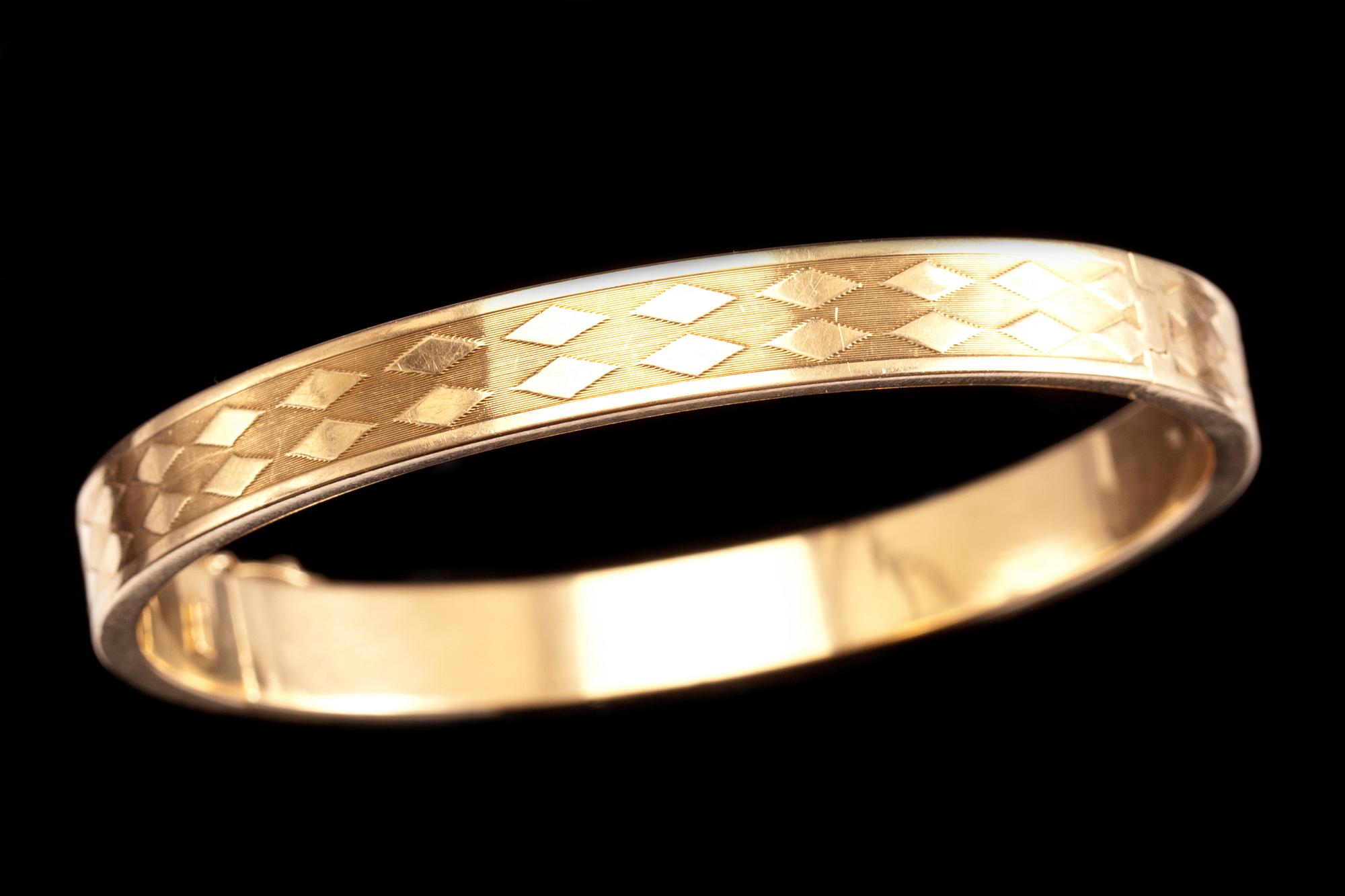 ARMLÄNK, 18k guld. Vikt ca 19 g.