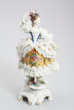 FIGUR, porslin, Sitzendorf, 1900-tal.