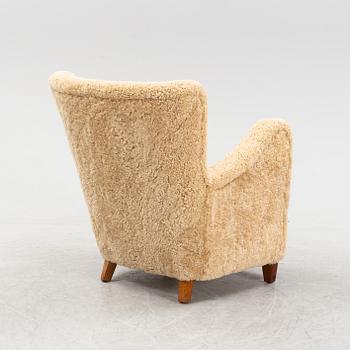 A Swedish Modern armchair, 1930's-/40's.