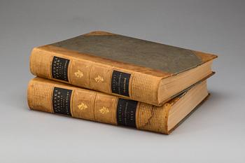 BOKVERK, 2 volymer, "Svenska fåglar", efter M.W. & F von Wright.