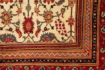 An Agra carpet, North India, c. 508 x 409 cm.