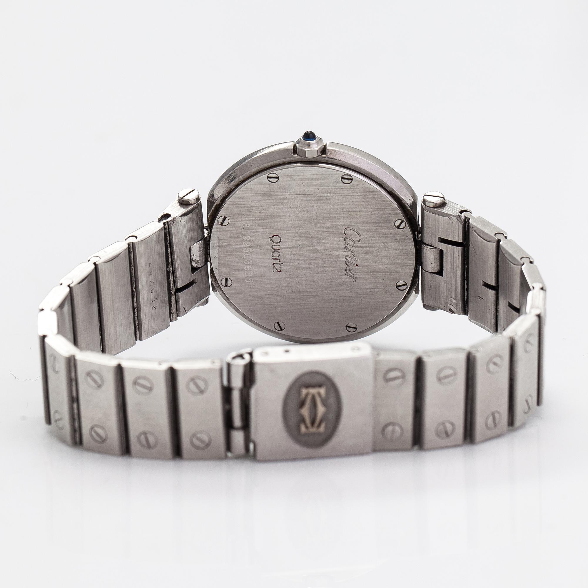 Cartier, Santos Vendôme, VLC, armbandsur, 32,5 mm.