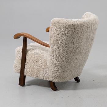 Armchair, Danish master cabinetmaker, 1940s.