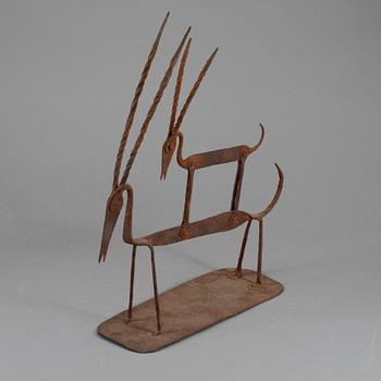 SKULPTUR, smide, troligen Bambara, Mali, 1900-tal.