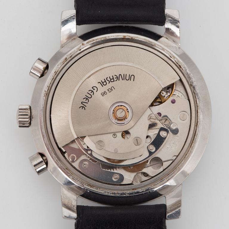 UNIVERSAL, Geneve, Compax, "Tachymètre", chrohograph, wristwatch, 39 mm,