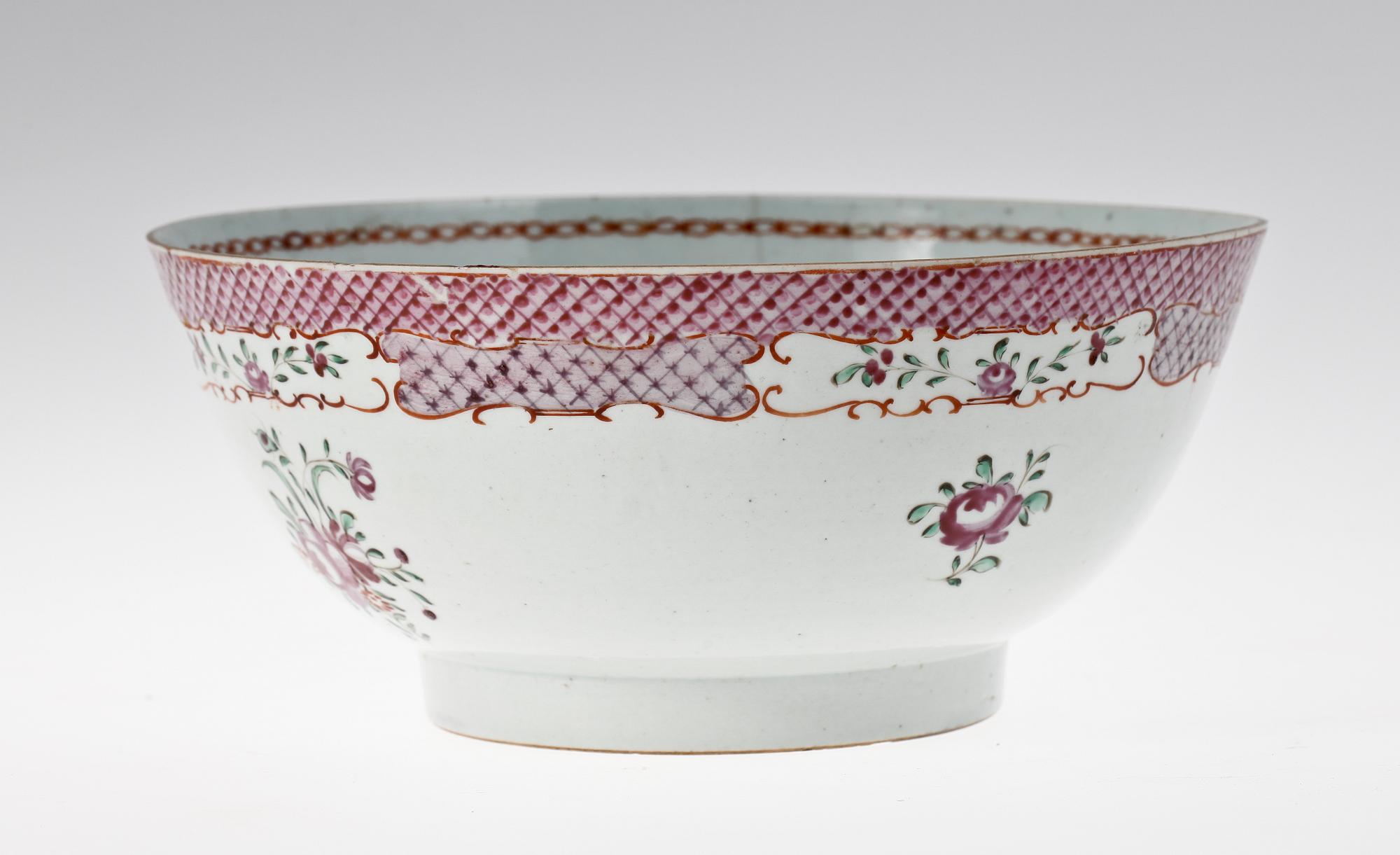 SKÅL, porslin, Qianlong, Kina 1700-tal.