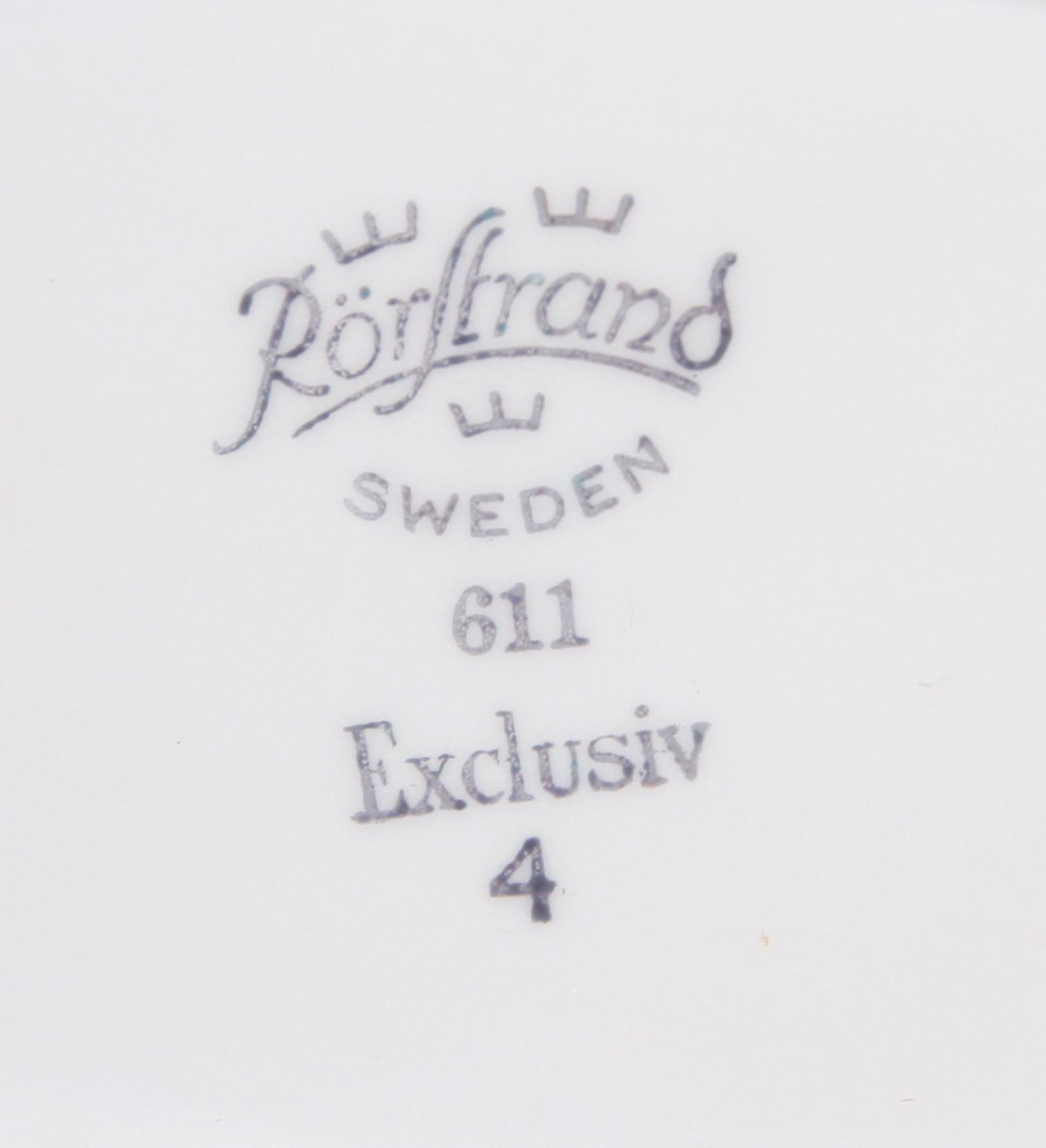 MATSERVIS, 58 delar, porslin,"Exklusiv", Rörstrand.