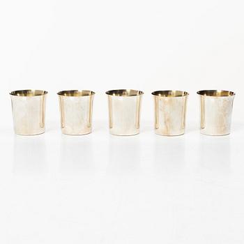 Tore Eldh, Five silver cups, Cesons Guldvaru, Gothenburg 1973.
