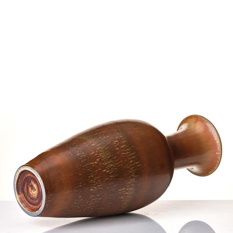 Gunnar Nylund, a mid 20th century stoneware floor vase, Rörstrand, Sweden.