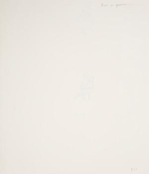 BJÖRN BERG, two ink drawings "Teskedsgumman" signed.