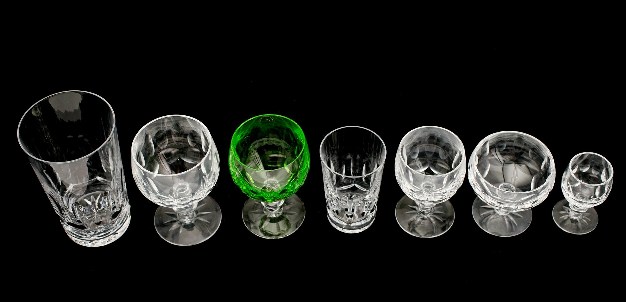GLASSERVIS, 134 del, kristall, Kosta.