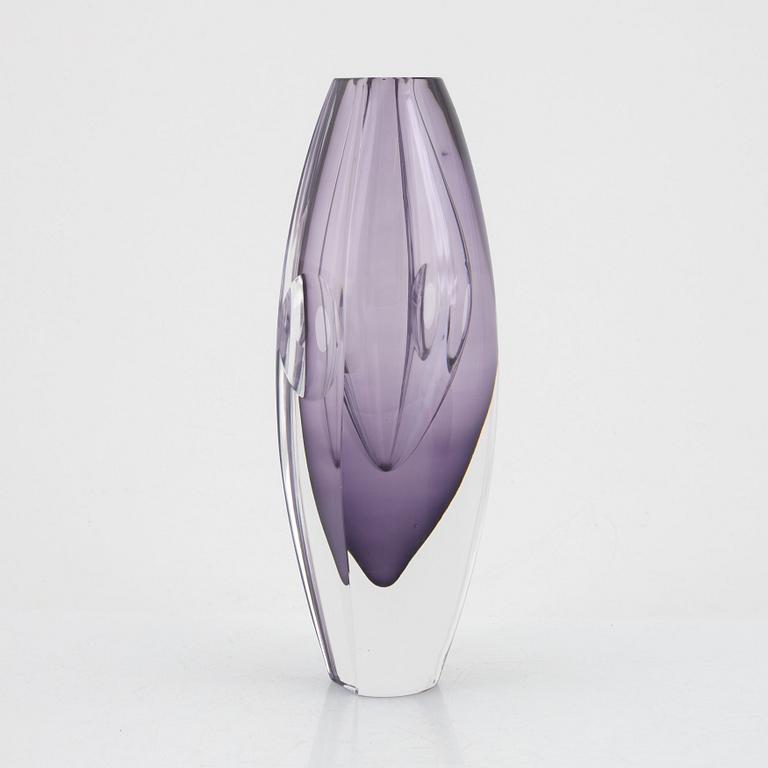 Mona Morales-Schildt, a "Ventana" glass vase, Kosta.