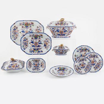 An 35-piece stone china service, Spode, England, partly 19th Century.