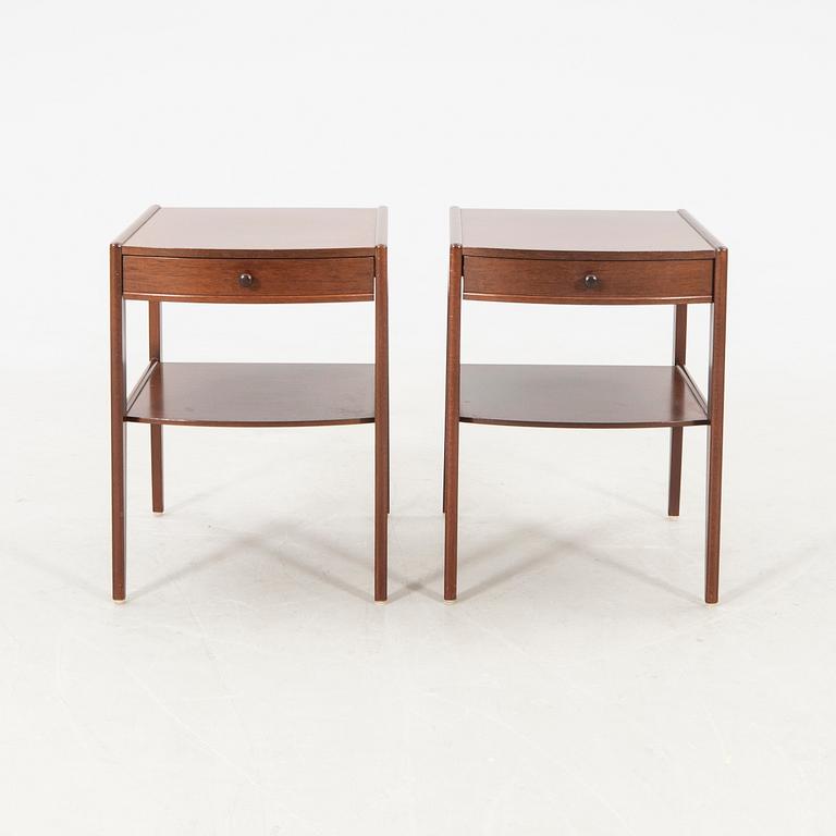 Bedside tables, a pair from the second half of the 20th century.