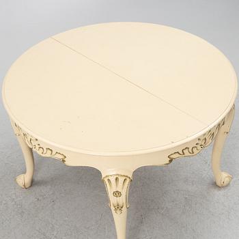 Matbord, rokokostil, 1900-talets mitt.
