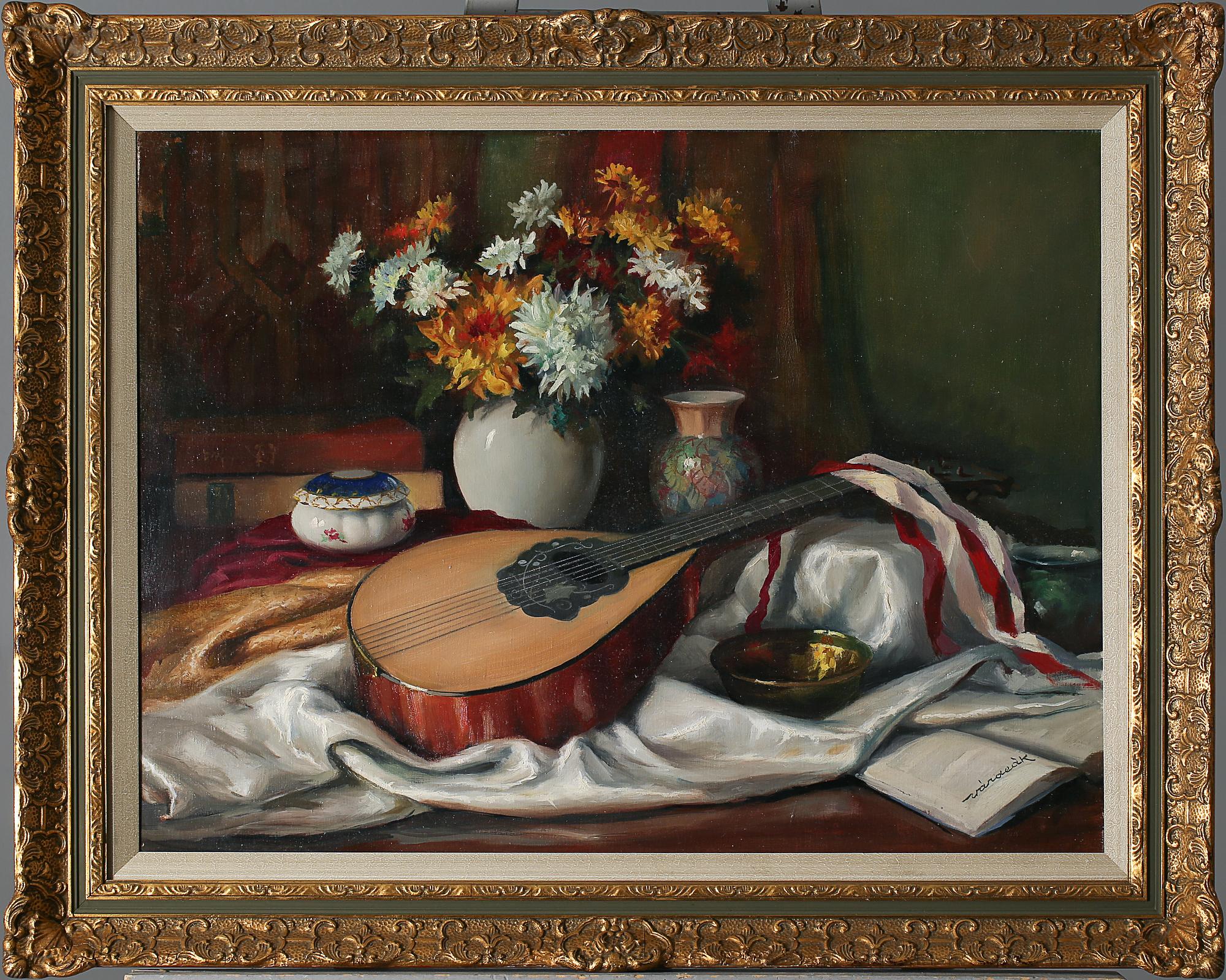 FERENC VARDEAK, olja på duk, signerad.