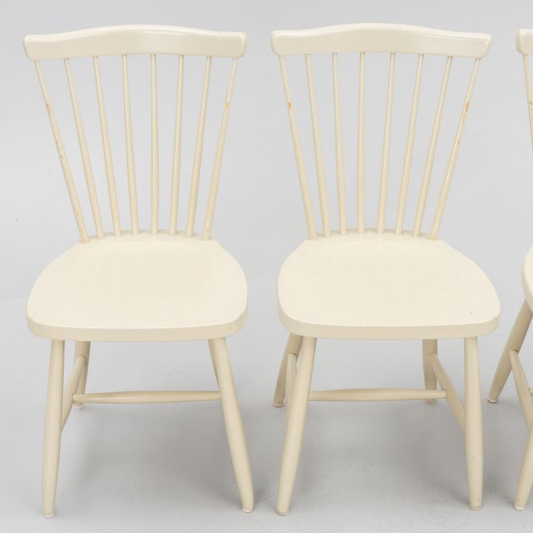 Four chairs, from Stockaryd, dated -79.