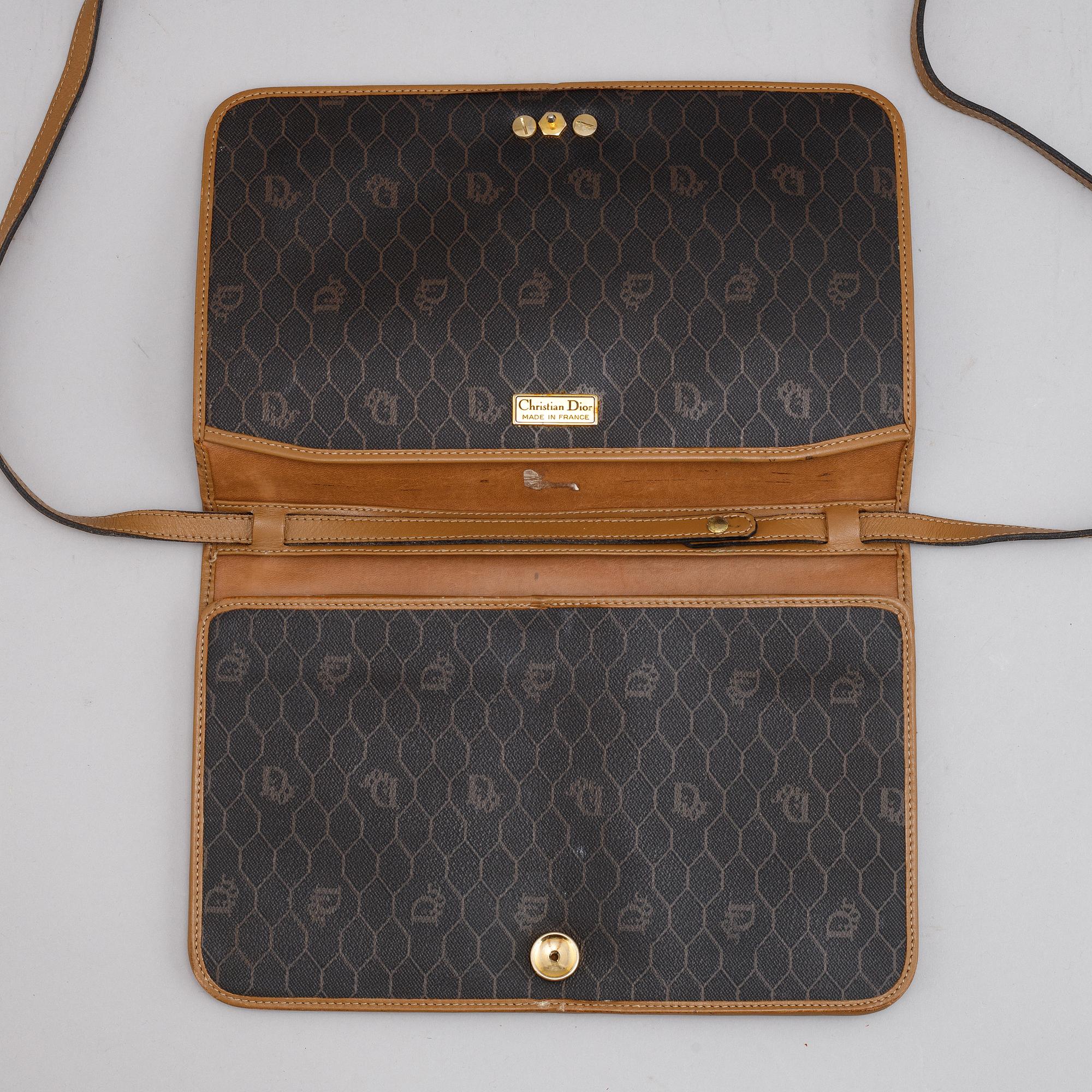 Christian Dior, a canvas handbag.