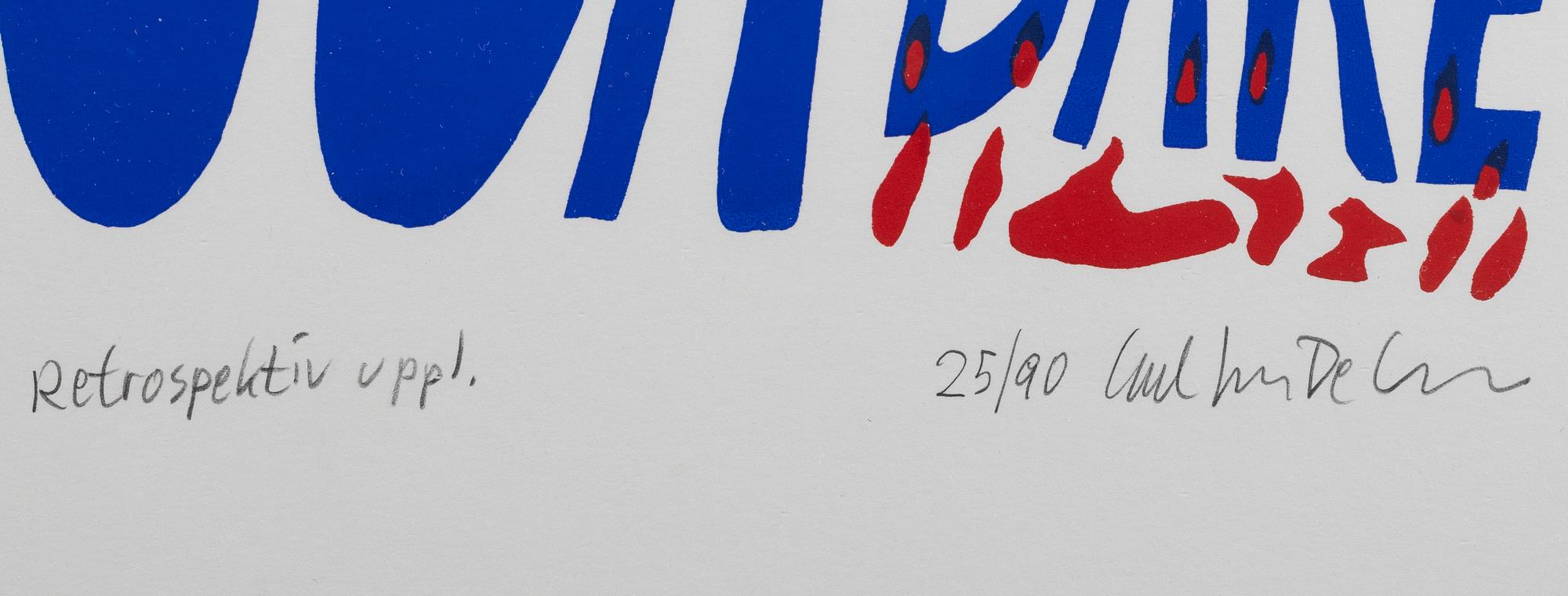 Carl Johan De Geer,  "USA Mördare" Retrospektiv uppl.