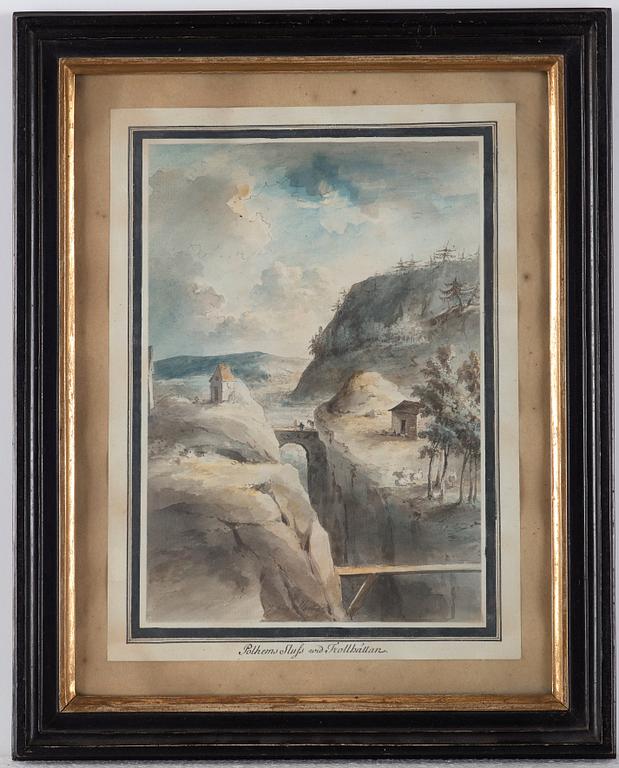 Johan Fredrik Martin, Ten scenes from the waterfalls at Trollhättan, Sweden.