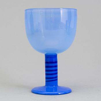 GUNNAR CYRÈN, a glass goblet, "Pop Glass", Orrefors 1967-70.