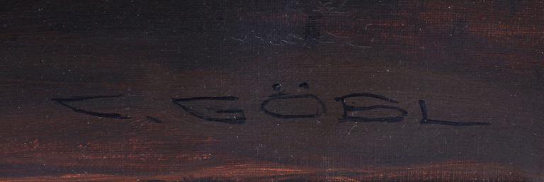 CAMILLA GÖBL-WAHL, olja på duk. Sign.