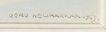 Eero Nelimarkka, olja på duk, signerad och daterad 1963.