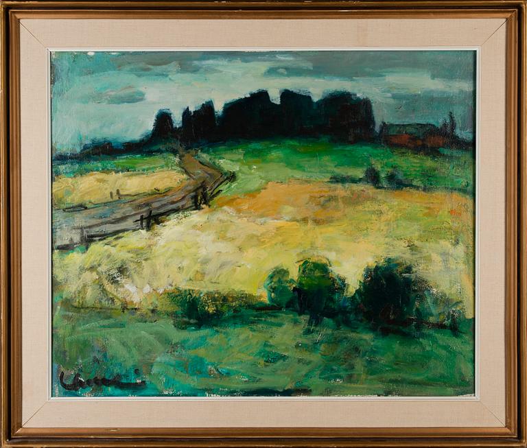 OLAVI LAINE, olja på duk, signerad.