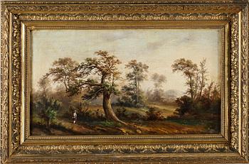 OKÄND KONSTNÄR, olja på duk, 1800-talets andra hälft.