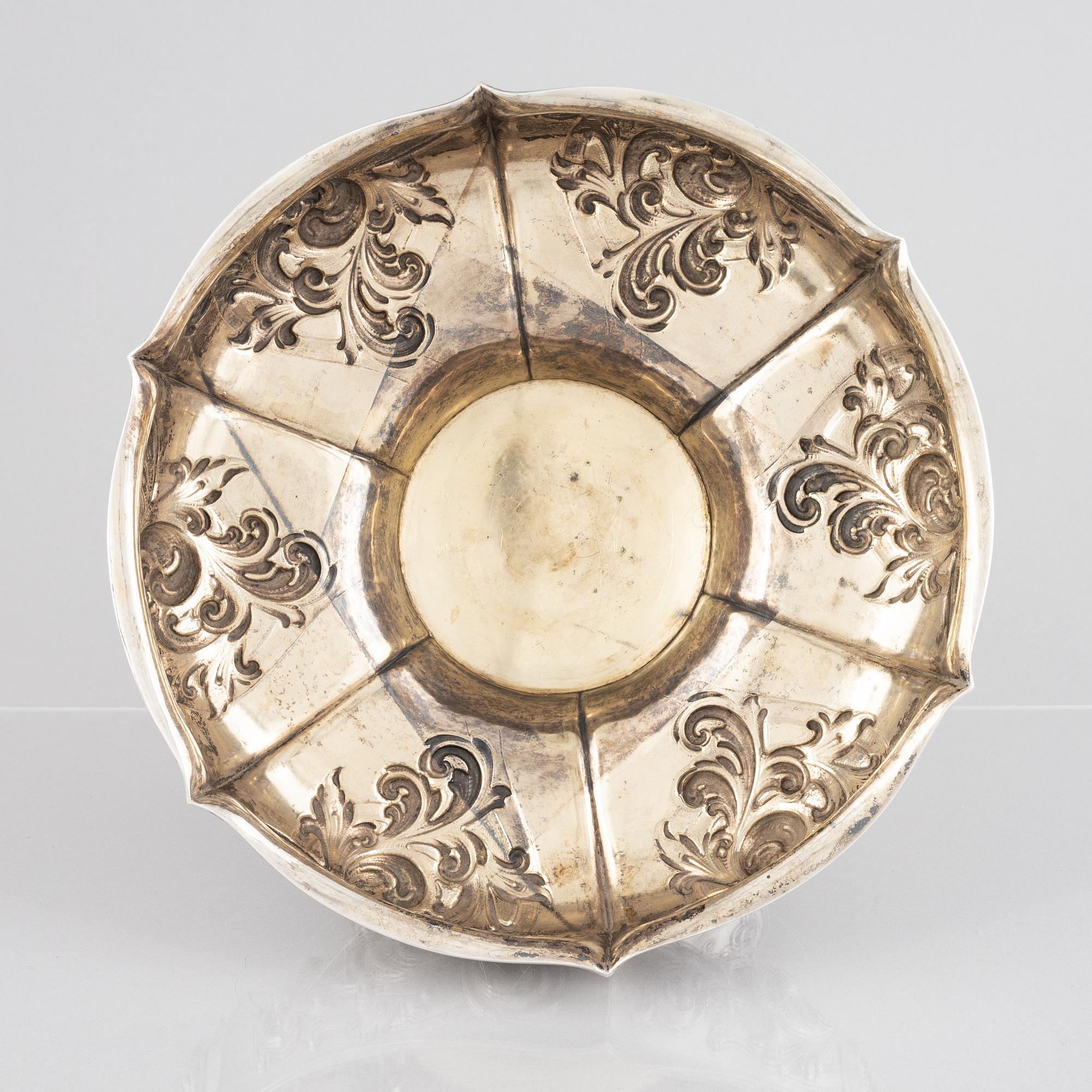 David Andersen, praktskål, silver, Norge, 1900-talets början.