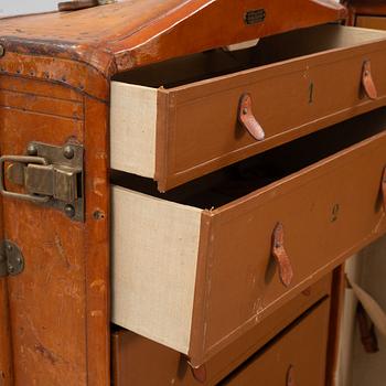 A travel suitcase, Brazil, early 20th century.