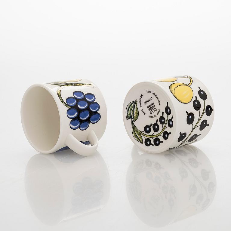 Birger Kaipiainen, servisdelar, 7 st, ”Paratiisi”, Arabia, sent 1900-tal.