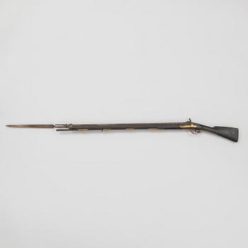 A Norwegian percussion gun 1774-1857 pattern.