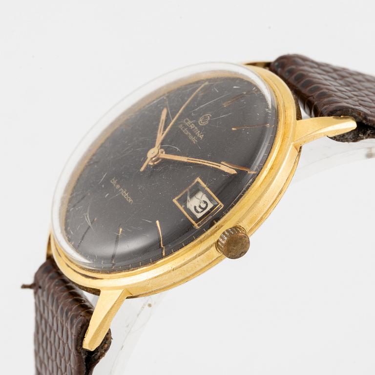 Certina, Blue Ribbon, wristwatch, 33 mm.