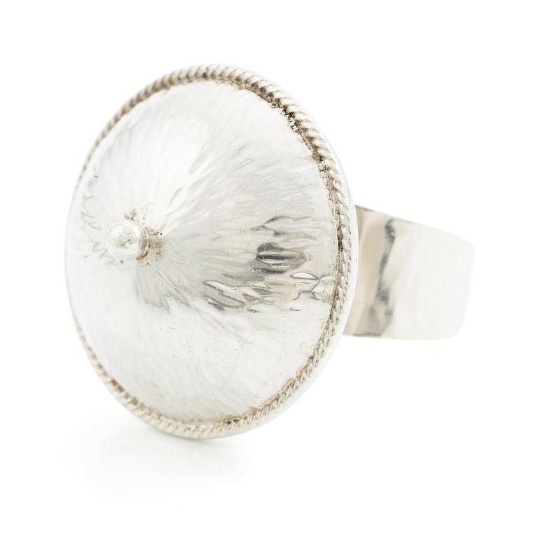 Rosa Taikon, a ring, sterling silver, Stockholm 1987.