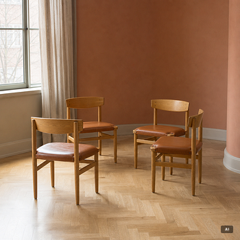 Børge Mogensen, Four 'Öresund' chairs, Karl Andersson & Söner.