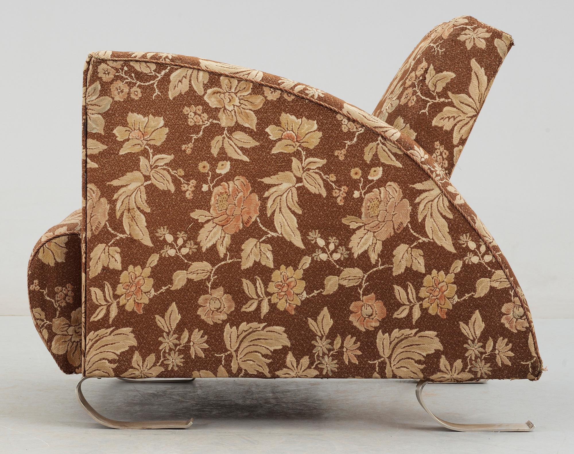 FÅTÖLJ, art deco, 1930-tal.