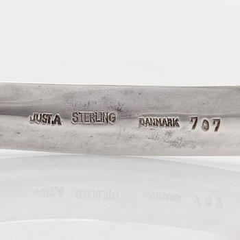 Collier, sterlingsilver, Just Andersén, Danmark.